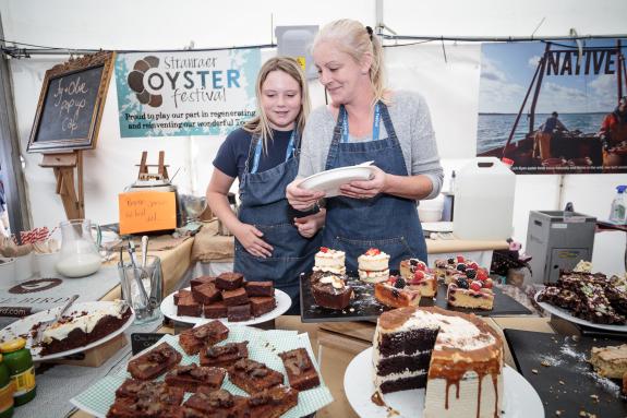 Delicious Cakes by Fig & Olive Cafe at Stranraer Oyster Festival